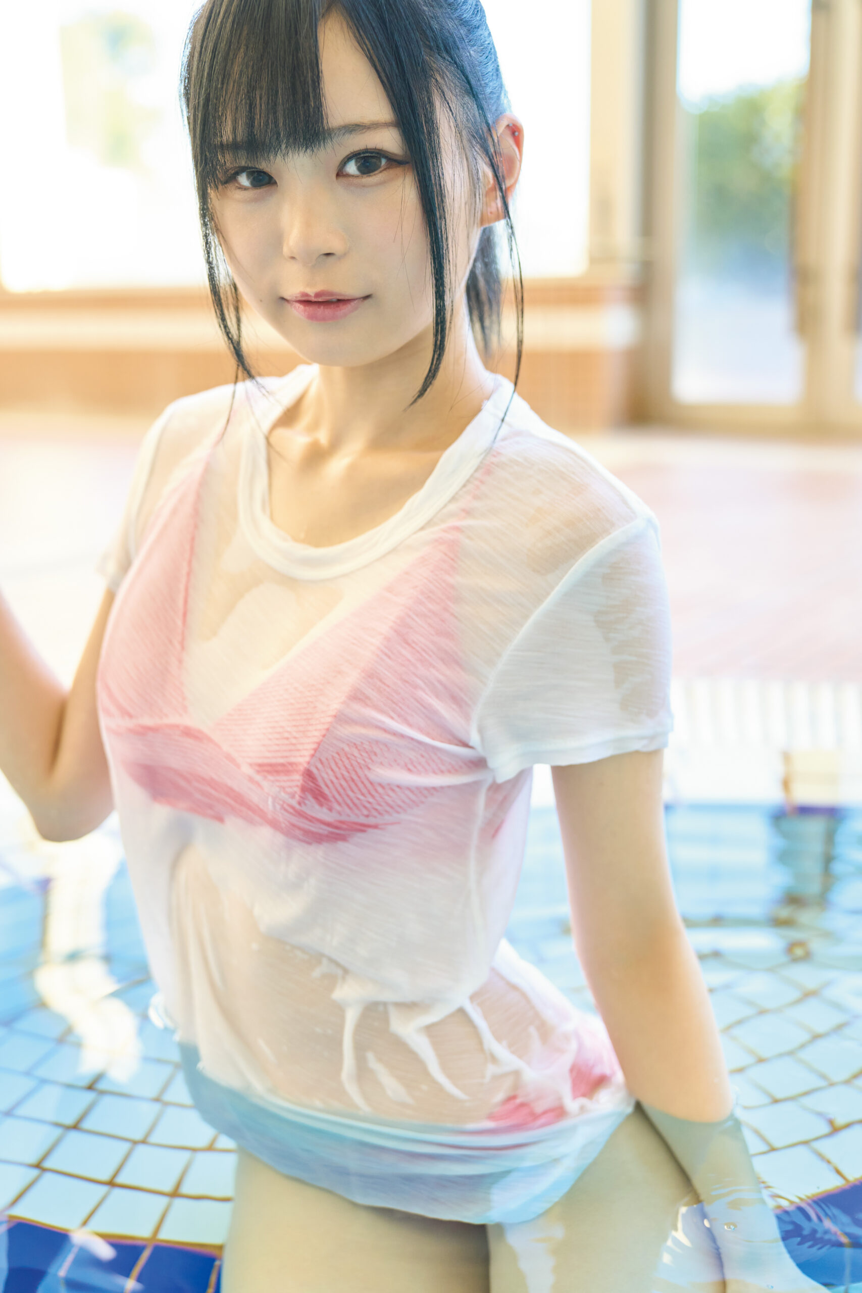 2月27日(月)発売『ずぶ濡れSKE48 Team S』 竹内ななみ撮りおろしグラビア先行カットが到着！ 本人よりコメントも到着！：SKE48