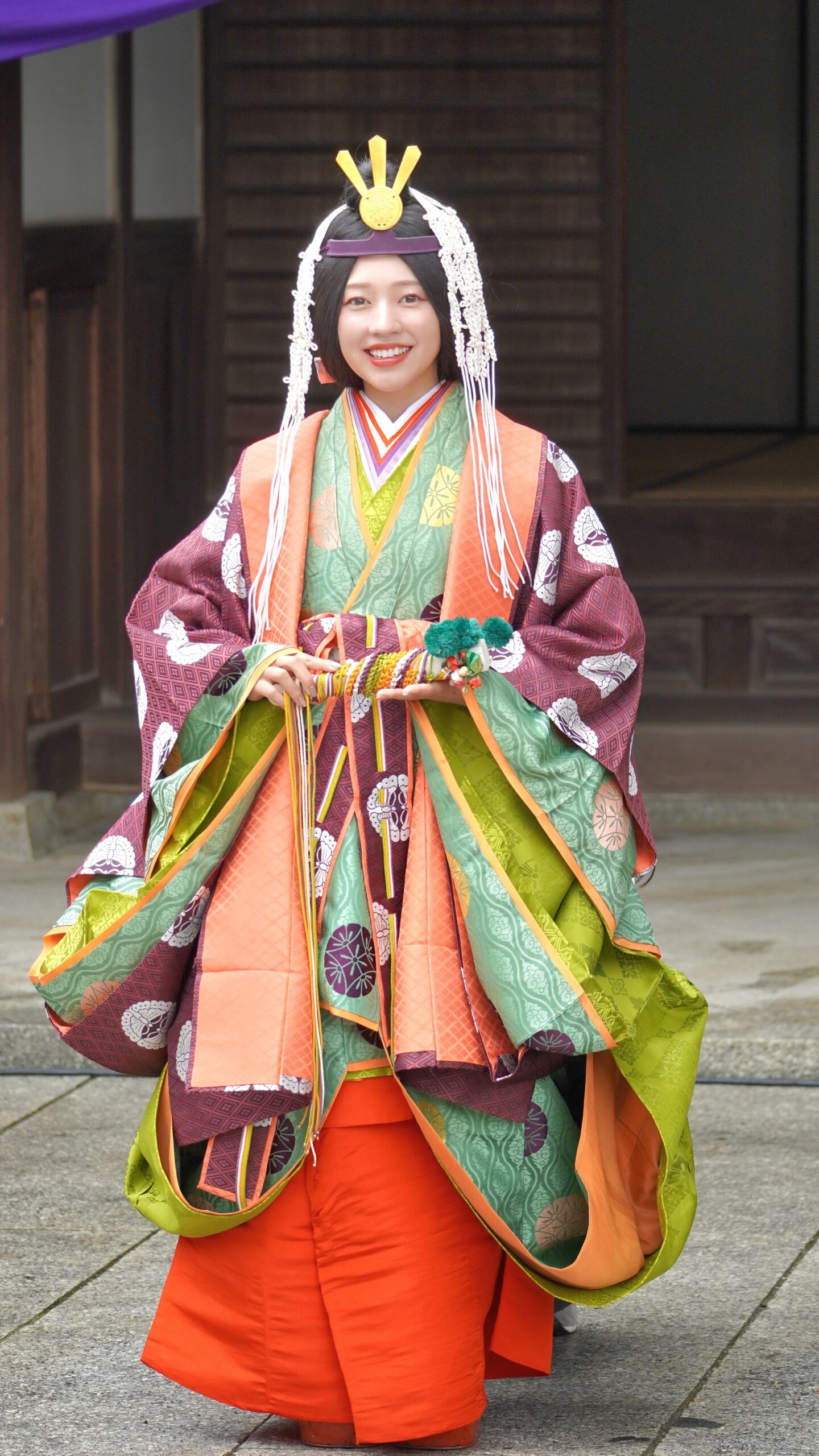 髙木悠未、宮地嶽神社「秋季大祭」で祭王を務める：髙木悠未