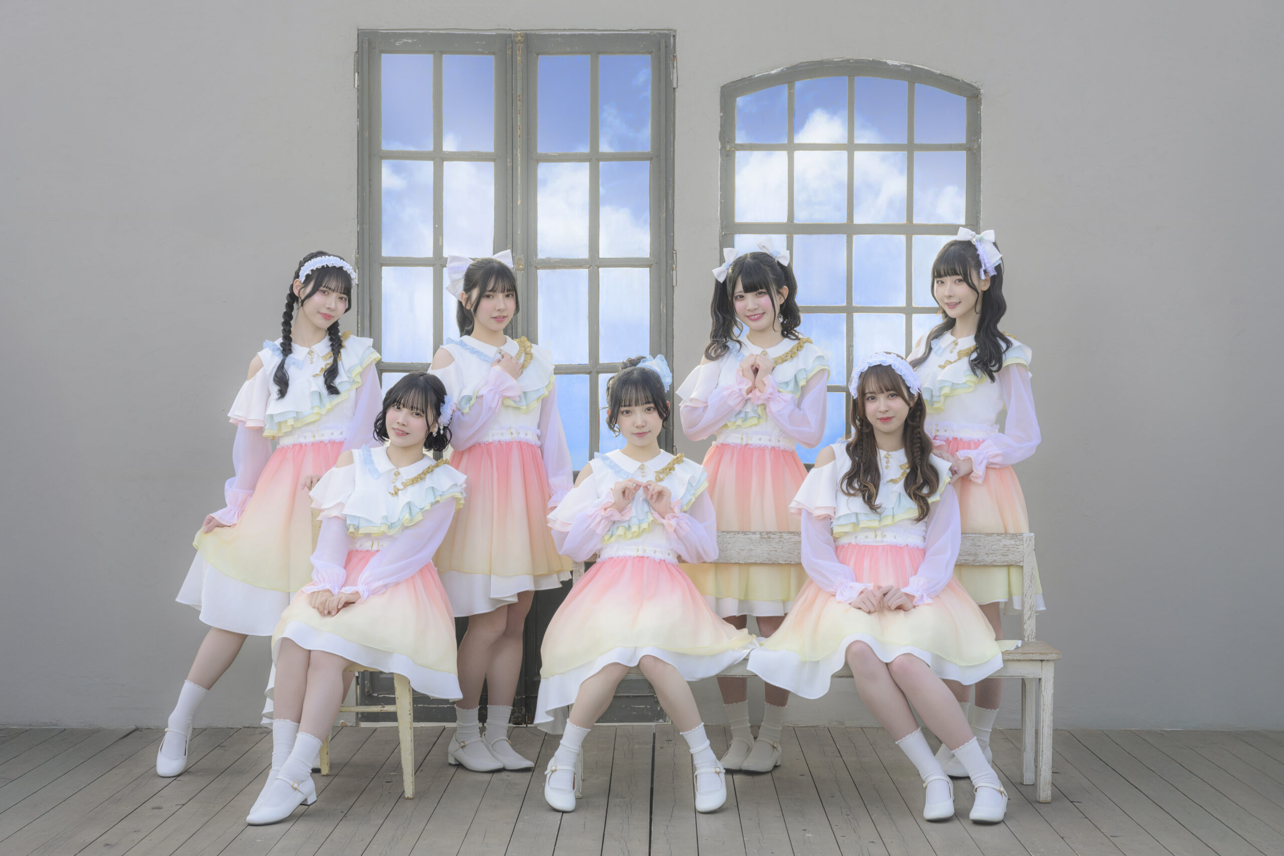 透色ドロップ、虹をイメージした新体制初ビジュアル公開！：透色ドロップ