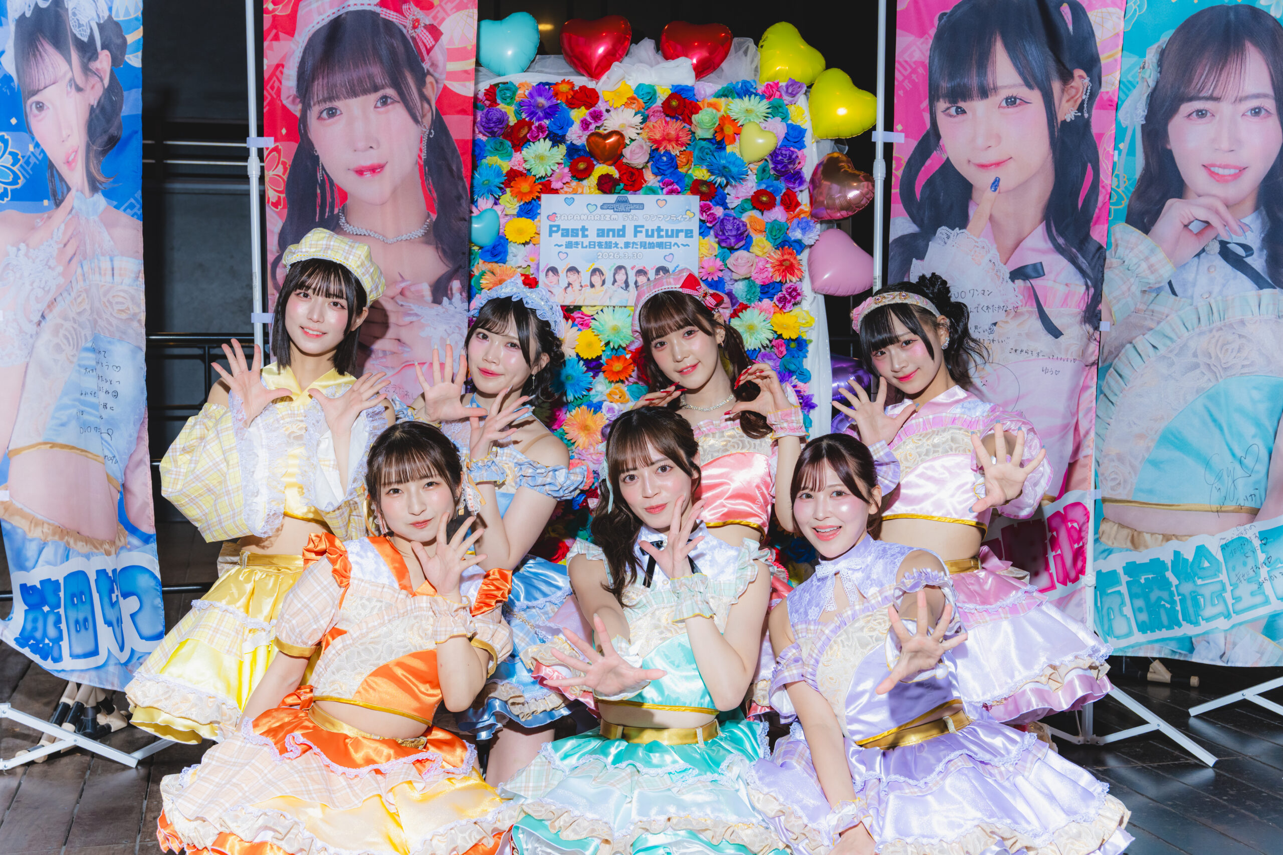 JAPANARIZM、5thワンマンライブをduo MUSIC EXCHANGEで開催　新メンバー成瀬かのん加入の新体制を披露、9月には初の生バンドライブも決定：JAPANARIZM